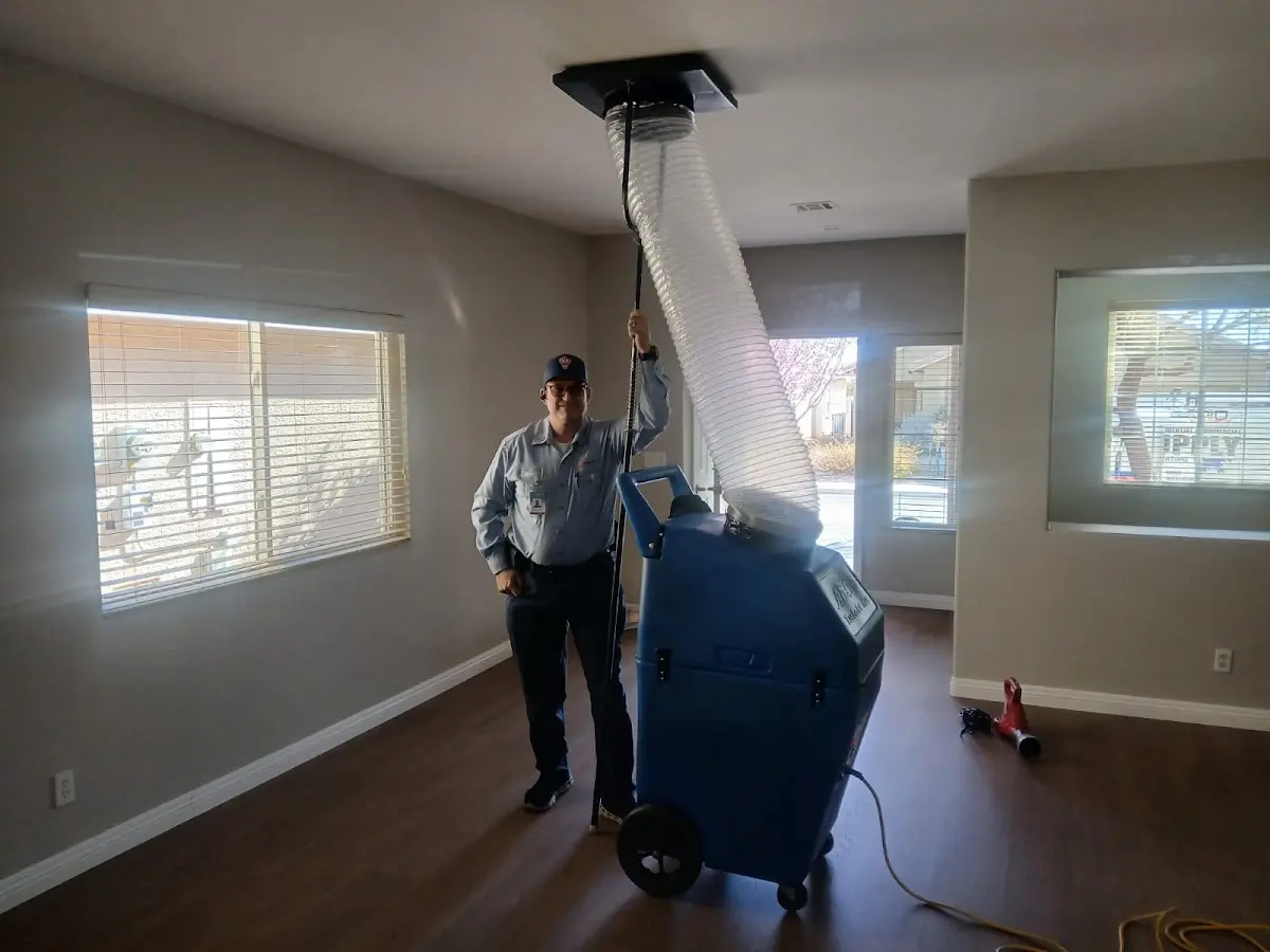 Professional Dryer Vent Cleaning work inside a West Columbia home